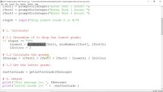 Python Average Three Numbers After Version 2