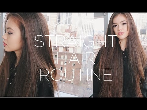 Straight Hair Routine + Volume Hair Tips | viviannnv Straight Hair Routine + Volume Hair Tips | viviannnv