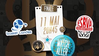 PLAYOFFS LFB 2024 | Basket Landes - Villeneuve d'Ascq | Finale aller