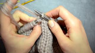 თვლების დახურვა, tvlebis daxurva  qsova / How to cast off in knitting