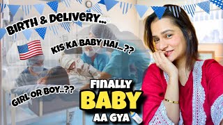 Birth and Delivery Vlog in USA🇺🇸| The Day has Finally Come | New Baby Arrived😍| Misha Mughal