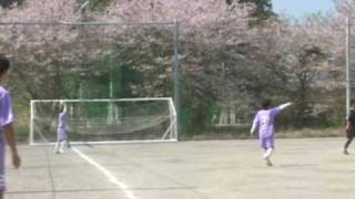 藤枝MYFC 　2009年4月11日練習試合　対常葉橘高校2本目No2