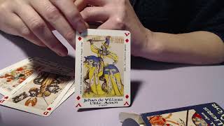 Jeux de cartes illustrés - Show and tell Whispering ASMR FR