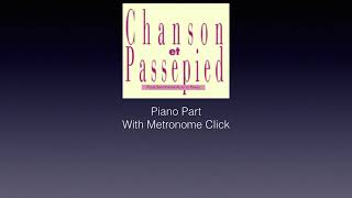 Jeanine Rueff Chanson et Passepied Piano Accompaniment (with metronome click)