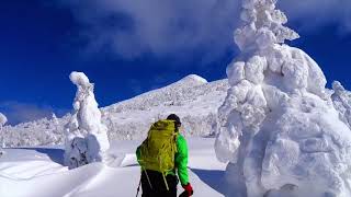 樹氷の徳舜瞥山 スノーシューツアー