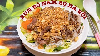 BÚN BÒ “NAM BỘ” HÀ NỘI một trong những món ăn ngon phải thử khi đến Hà Nội