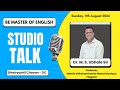 Studio Talk : Dr. M.S. Ubhale Sir, Professor, Mahila Shikshanshastra Mahavidyalaya, Tasgaon