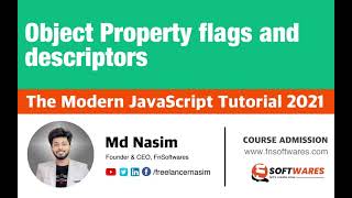 033 | Object Property flags and descriptors | The Modern JavaScript Tutorial