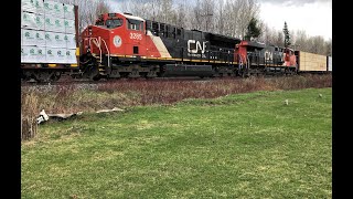 Early CN 469 with Double  DPUs   St Paulin  24 APR 2021