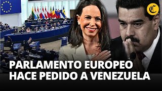 ELECCIONES VENEZUELA 2024 🇻🇪: PARLAMENTO EUROPEO solicita que permitan candidatura de MARÍA MACHADO