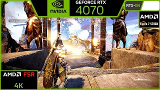 GODFALL : RTX 4070 (MAX SETTINGS AMD FSR 4K)