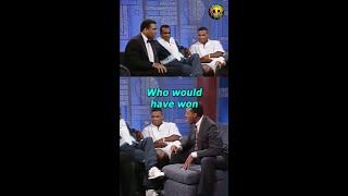 Mike Tyson vs Muhammad Ali who would win. Mike Tyson shows respect and humble #shorts #boxing #mma
