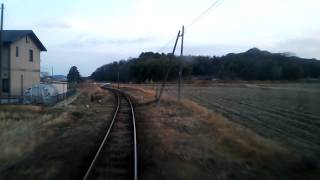 北条鉄道　前面展望動画１　（北条町→法華口）