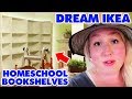 Building My DREAM IKEA HOMESCHOOL BOOKSHELVES 😍 | Homeschooling Mom Vlogs