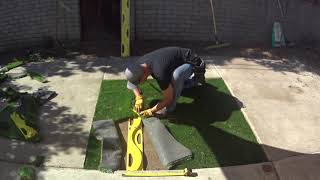 How To Seam Together Artificial Turf Cut Offs