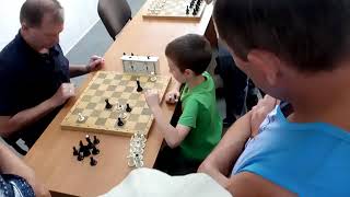 Endgame: IM Shalimov Valery (2440) vs. Cherniaiev Tykhon (1934), 15+0, 1-0.