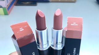 Honeylove vs Taupe Mac Lipsticks