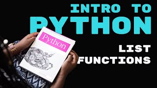 List Functions | Machine Learning Tutorial | Siolabs