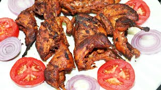 Tasty fried teetar bird || fresh and marinated quail