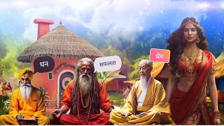 तीन साधु और एक बहु की कथा |धन, सफलता,प्रेम।। #hindi #katha #trending #sanatandharma