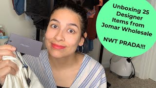 Unboxing Jomar Wholesale 25 Flawed Designer Clothing Box to Resell Online - NWT PRADA?!?