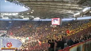 ASROMA Roma-lazie 3-0 Camminerò insieme a te... La sud fa festa!