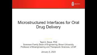 microTAstic: Tejal Desai on Microstructured Interfaces for Oral Drug Delivery