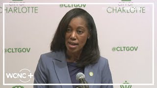 CMPD's next police chief Estella Patterson addresses the public