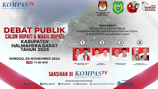 LIVE - Debat Publik Calon Bupati dan Wakil Bupati Kabupaten Halmahera Barat 2024