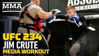 UFC 234: Jimmy Crute Media Workout - MMA Fighting