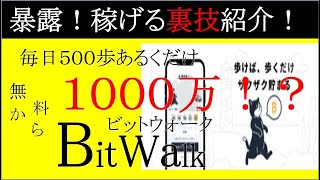 BitWalk(ビットウォーク)  知らないと確実に損をします！もっと稼げる裏技を紹介します！【超初心者向け】