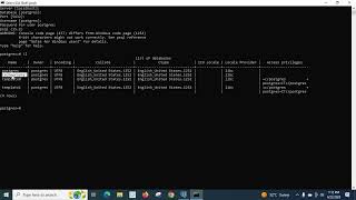 Create database schema using sql shell(psql) command prompt in postgreSQL - PostgreSQL Tutorial