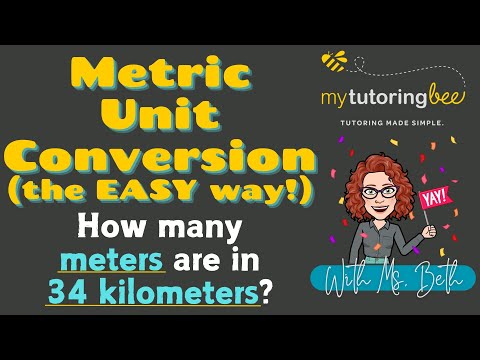 How To Do Metric Unit Conversion 6th Grade And Up Youtube