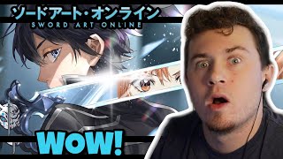 First Time Hearing SWORD ART ONLINE SONG -"Reality" | Divide Music feat. AmaLee REACTION