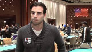 Borgata Poker Open Defending Champ Olivier Busquet on Day 3