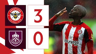 THE BEES' FIRST HOME WIN OF THE SEASON 🤩 | Brentford 3 Burnley 0 | Premier League Highlights