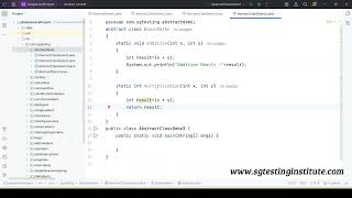 Core Java OOPS Part - 36 | Abstract | Abstract Class in Java | Static Methods