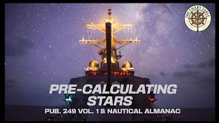 How to Pre-Calculate Stars for Celestial Navigation