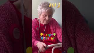 Happy Birthday Florence 103 Years old