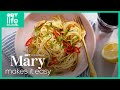 Zucchini Capellini Recipe | Mary Makes It Easy