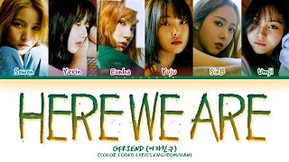 GFRIEND Here We Are Lyrics (Color Coded Lyrics)