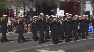 Thousands salute military veterans at San Diego Veterans Day Parade