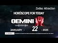 gemini ♊ something strong is coming🤬that happens rarely❗️😱 horoscope for today january 22 2025 ♊