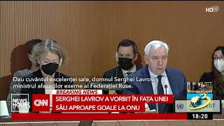 Ministrul rus de externe, Serghei Lavrov, umilit în cadrul unei dezbateri privind drepturile omului