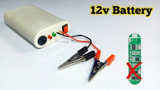 Making 12v rechargeable battery without BMS | 12volt battery kise banaye | 12v lithium ion battery