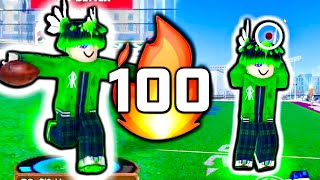 I Reached a 100 STREAK in NFL Universe Football!