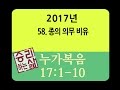 [구속사로 조망한 성경연속강해] 누가복음 58 (눅 17:1-10) [승리하는 삶]