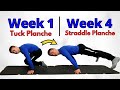 From TUCK to STRADDLE PLANCHE in 30 days | Straddle Planche Tutorial