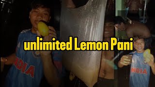 unlimited Lemon Pani because of the rain 🌧️😆#funnyvlog