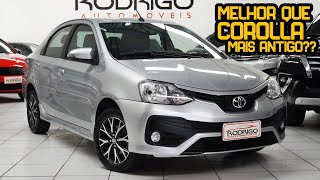 MELHOR QUE UM COROLLA MAIS ANTIGO?? ENTENDA!! Toyota Etios Automático!